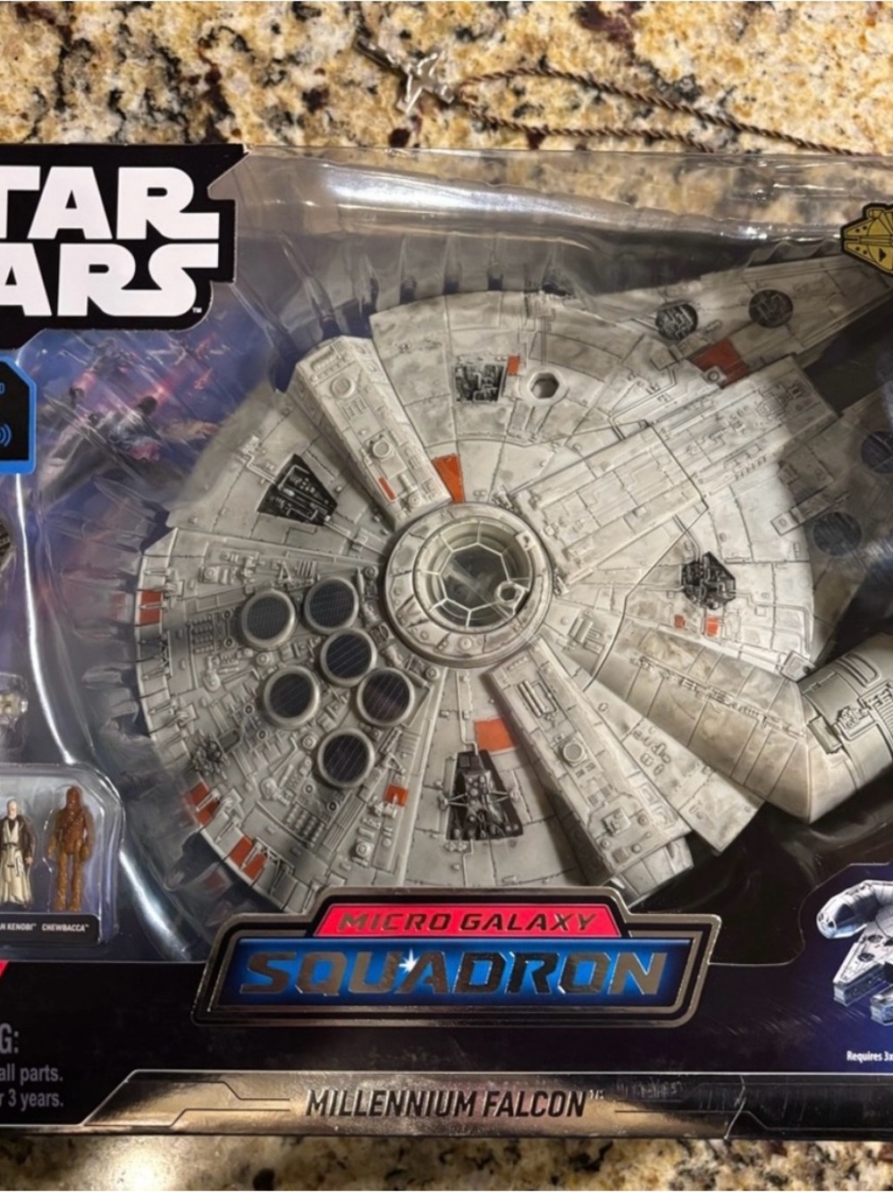 Star Wars Millennium Micro Galaxy Falcon Toy W Sound
